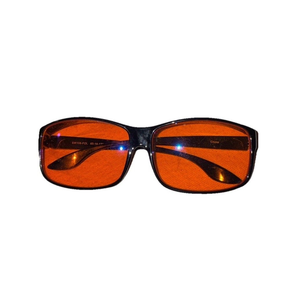 Swanwick Amber fit over blue light blocking glasses 65 14 138 SW108 FOL